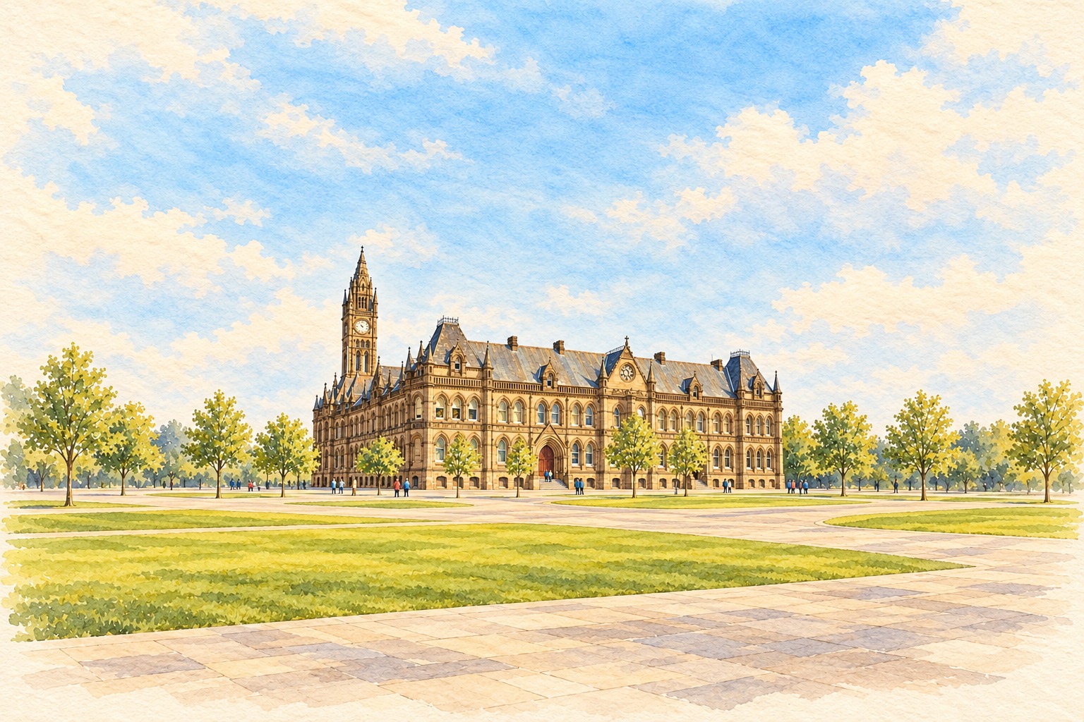 Artist's impression of Middlesbrough Town Hall